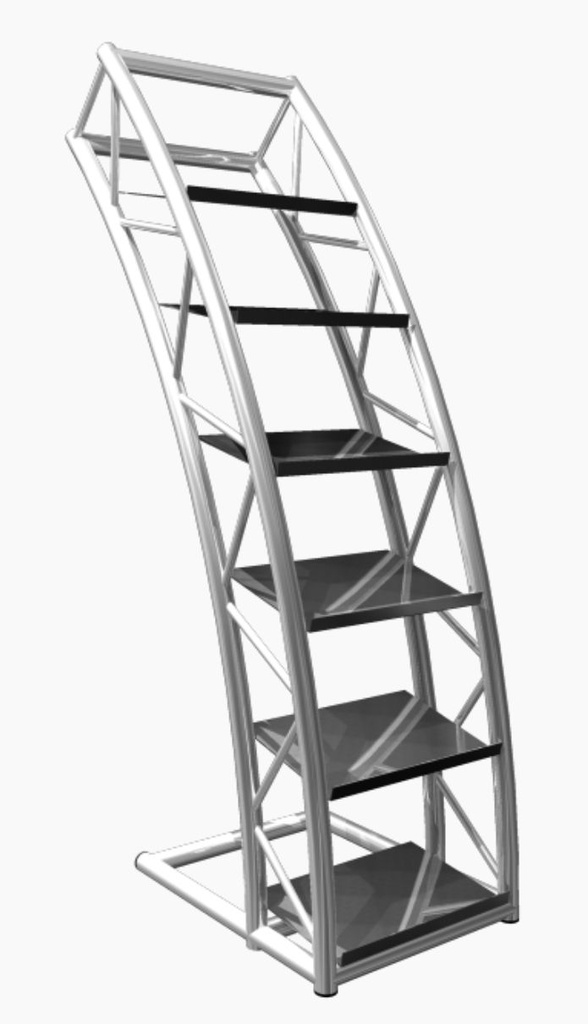 9301 Catalogue stand aluminium profil