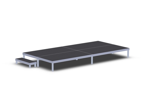 STAGE system 4x2m TS3 + 1 step