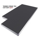 Stage deck TS3 2x1m cut out left back